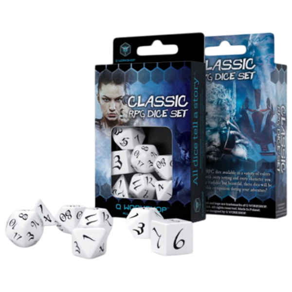 Joc de masă Q-Workshop Classic RPG Set de cuburi, 3+