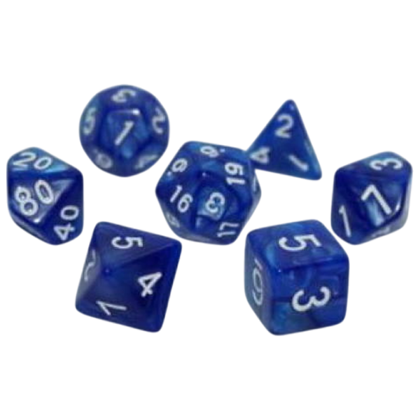Joc de masă Games 7 Days Pearl 7 Dice Set de cuburi, 3+