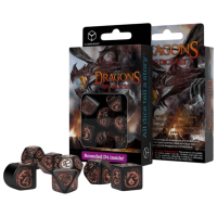 Joc de masă Q-Workshop Dragons Modern Set de cuburi, 3+