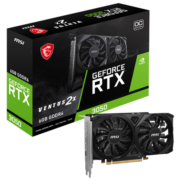 Placă video MSI GeForce RTX 3050 VENTUS 2X E OC 6 GB PCI Express x16 4.0 photo 5
