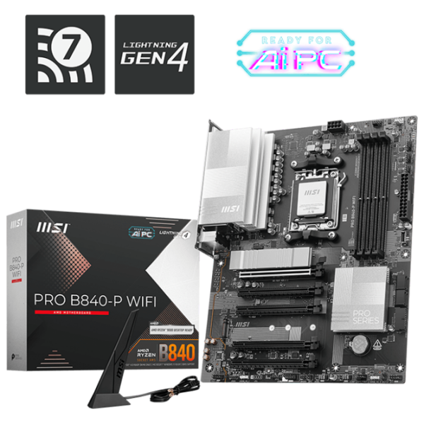 Материнская плата MSI PRO B840-P WIFI ATX  photo 5