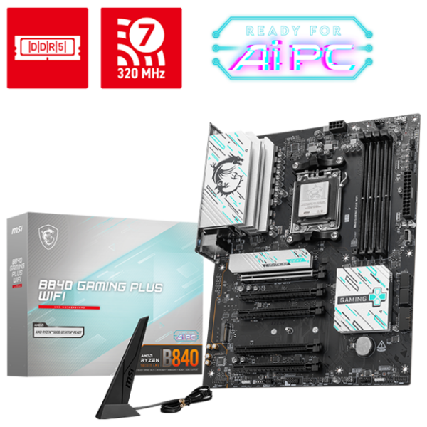 Материнская плата MSI B840 GAMING PLUS WIFI ATX  photo 5