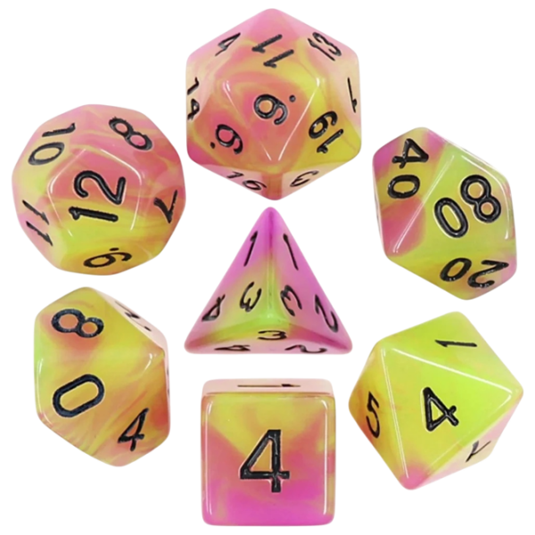 Joc de masă Games 7 Days Double Color Glow Set de cuburi, 3+ photo 1