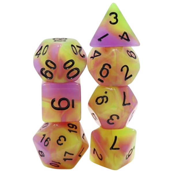 Joc de masă Games 7 Days Double Color Glow Set de cuburi, 3+ photo 2