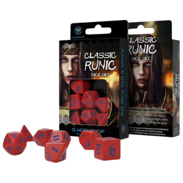 Joc de masă Q-Workshop Classic Runic Set de cuburi, 3+
