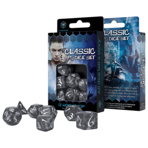 Joc de masă Q-Workshop Classic RPG Set de cuburi, 3+