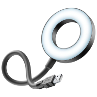 Lampă Cellularline USB Led Ring Light Black USB