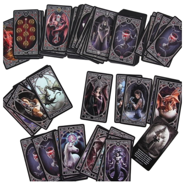 Joc de masă Fournier Gothic Tarot by Anne Stokes Cărți de tarot, 18+ photo 3
