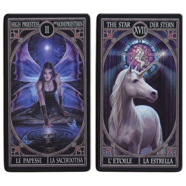 Joc de masă Fournier Gothic Tarot by Anne Stokes Cărți de tarot, 18+ photo 4