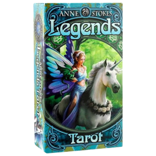 Joc de masă Fournier Legends Tarot by Anne Stokes Cărți de tarot, 18+