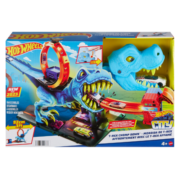 Авто-треки Hot Wheels Distrugătorul orașului HKX42 Разноцветный  photo 3
