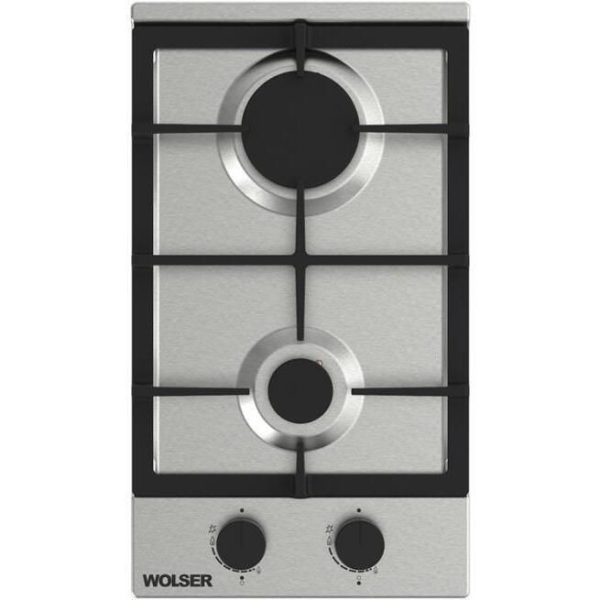 Plită încorporabilă pe gaz Wolser WL-BRD 6202 Inox Inox, Gratare: Fontă photo 1