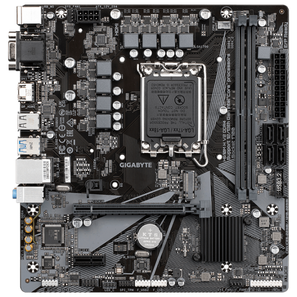 Материнская плата Gigabyte H610M H V2 mATX  photo 1