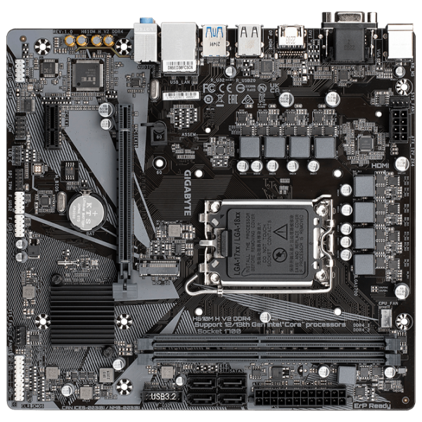 Материнская плата Gigabyte H610M H V2 mATX  photo 4