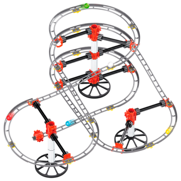 Pistă pentru bile Quercetti Roller Coaster Compact Rail 6429
Yellow
Gray  photo 1