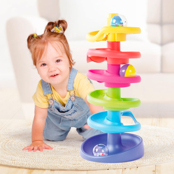 Pistă pentru bile Quercetti Spiral Tower 6501
Transparent
Multicolor  photo 5
