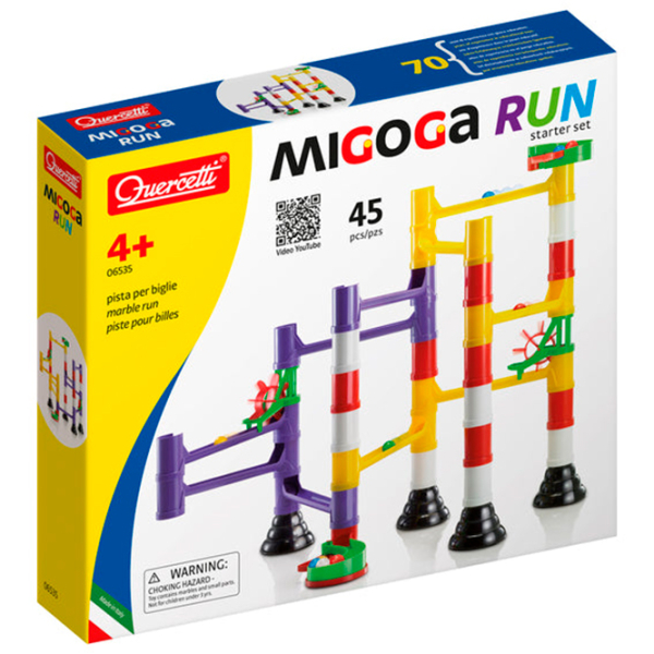 Трасса для шариков Quercetti Marble Run Basic 6535 Черный
Разноцветный  photo 6