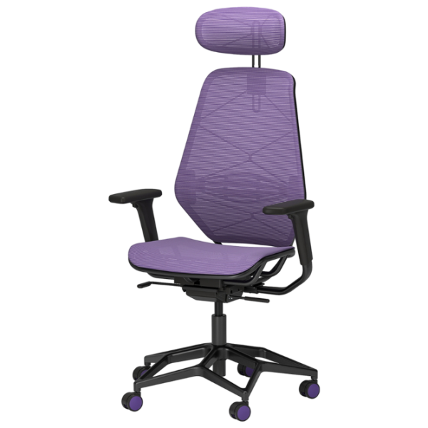 Scaun Gaming Ikea Styrspel 5593043 Purple Black  photo 1