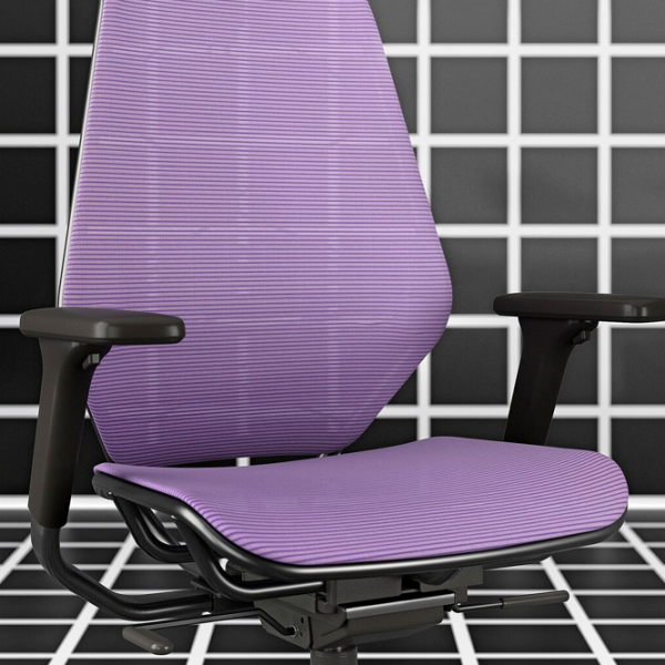Scaun Gaming Ikea Styrspel 5593043 Purple Black  photo 5