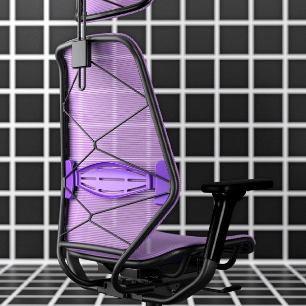 Scaun Gaming Ikea Styrspel 5593043 Purple Black  photo 6