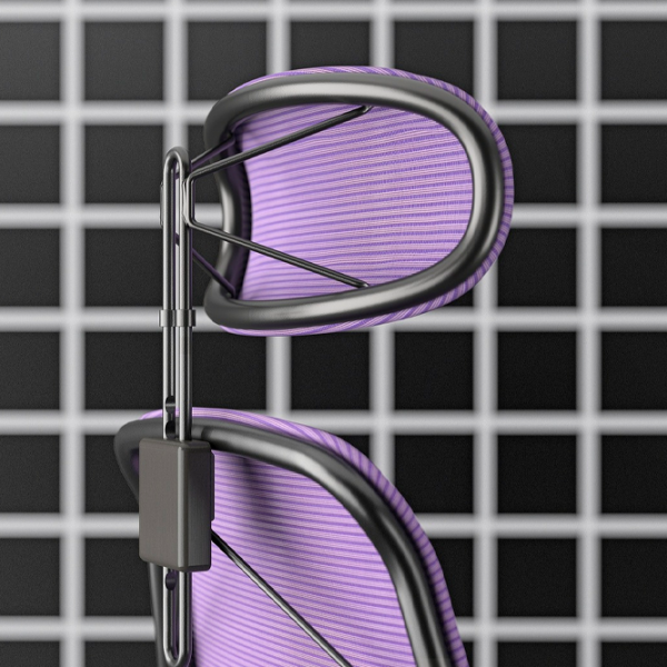 Scaun Gaming Ikea Styrspel 5593043 Purple Black  photo 7