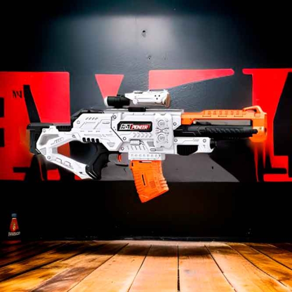 Бластер Essa Toys 1226080 Белый патронный, Стрел, 8+ photo 6