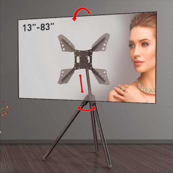 Suport TV Barkan DTP410 Black VESA 600 x 400 mm photo 2