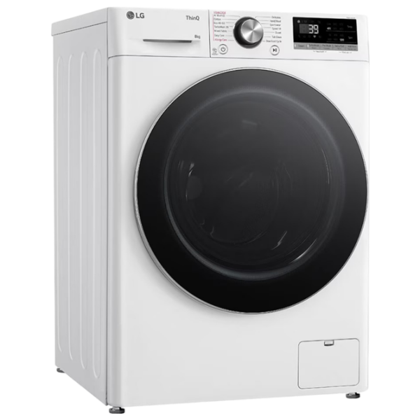 Mașină de spălat LG F2WR708S3W White 8 kg, 1200 rpm, A photo 2