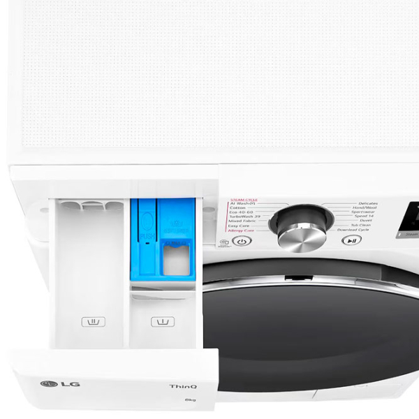 Mașină de spălat LG F2WR708S3W White 8 kg, 1200 rpm, A photo 13