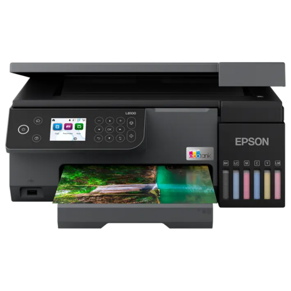 МФУ Epson
EcoTank
L8100 Черный Струйный, Цветная, 1200 x 4800 dpi photo 2