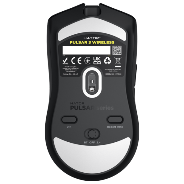 Mouse Hator Pulsar 3 Wireless Black Fără fir / 12000 dpi photo 5