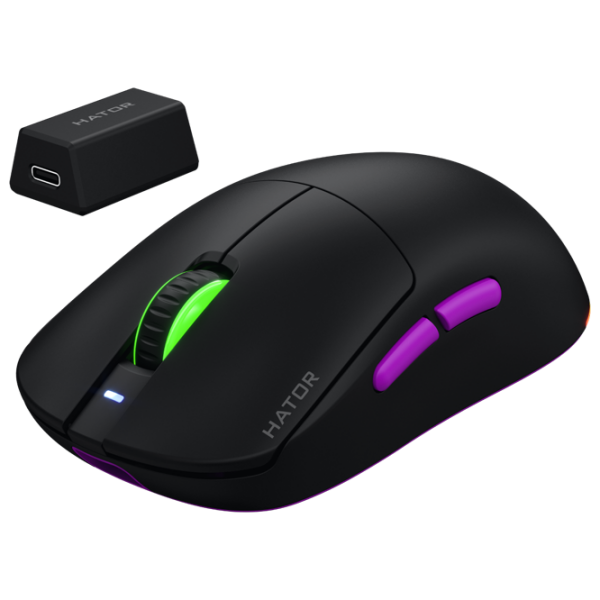 Mouse Hator Quasar 3 ULTRA 8K wireless Black Fără fir / 30000 dpi photo 2