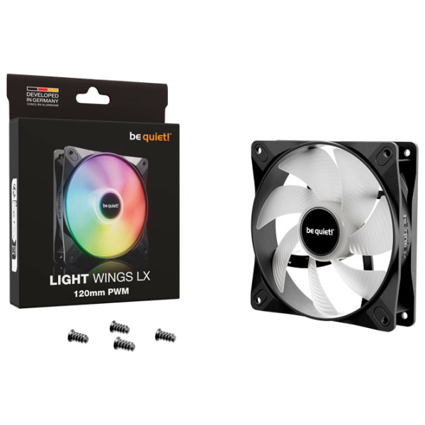 Ventilator de carcasă Be quiet! Light Wings LX Black  photo 5