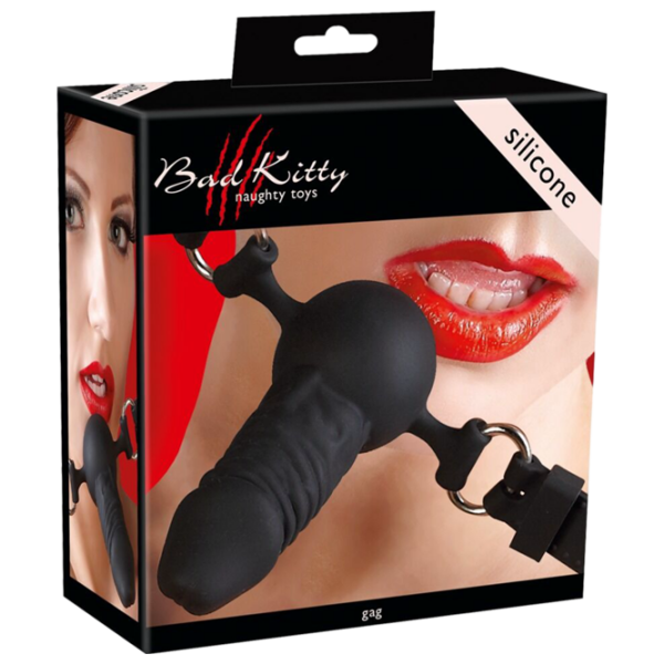 Gag Bad Kitty Silicone Dildo Black  photo 1