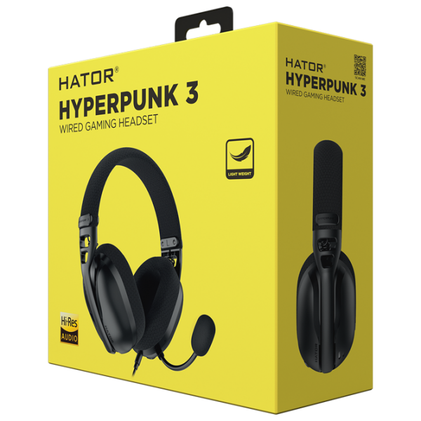 Căști Hator Hyperpunk 3 Black Cu fir / Gaming / Over the ear photo 6
