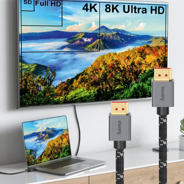 Кабель видео Hama 200505 DisplayPort / DisplayPort Черный  photo 7