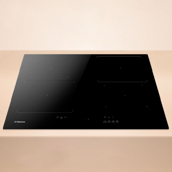 Plită încorporabilă cu inducție Hansa BHI67506 Black Sticlă ceramică, 7400 W photo 2
