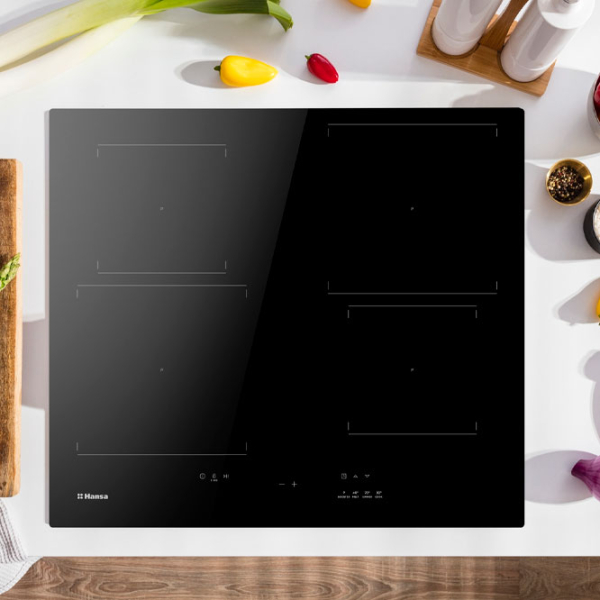 Plită încorporabilă cu inducție Hansa BHI67506 Black Sticlă ceramică, 7400 W photo 3