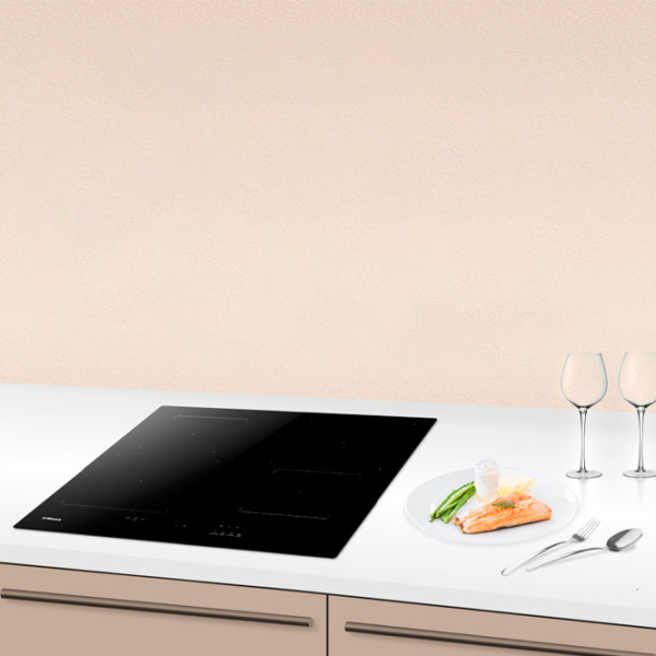 Plită încorporabilă cu inducție Hansa BHI67506 Black Sticlă ceramică, 7400 W photo 4