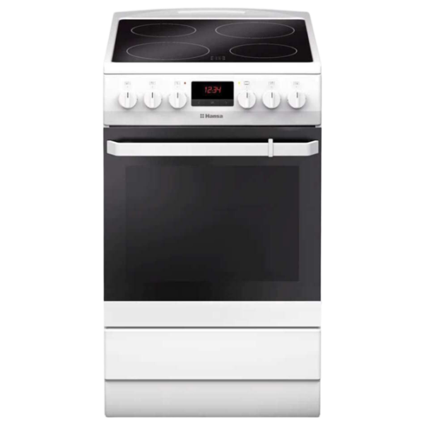 Aragaz Hansa FCCW58277 White Tipul plitei: Electrică, 62 l, Tipul cuptorului: Electric photo 1