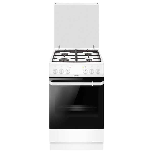 Aragaz Hansa FCMW580577 White Tipul plitei: Pe gaz, 62 l, Tipul cuptorului: Electric photo 1