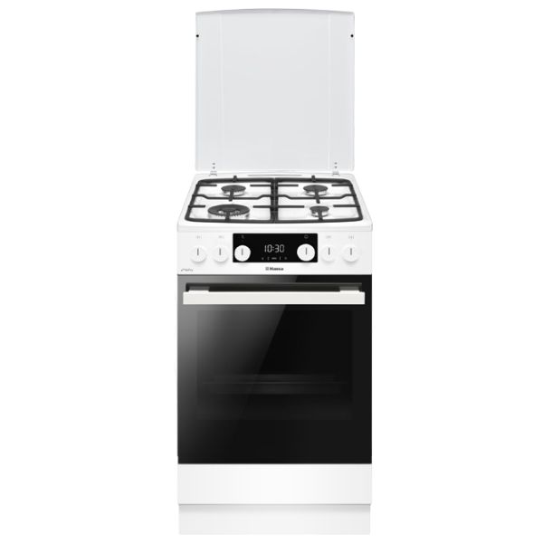 Aragaz Hansa FCMW58329 White Tipul plitei: Pe gaz, 65 l, Tipul cuptorului: Electric photo 1