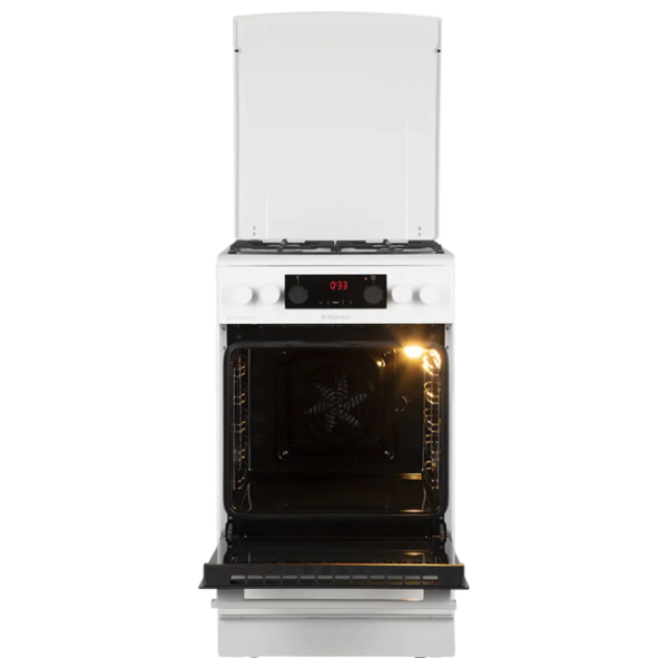 Плита Hansa FCMW59329 Белый Тип плиты: Газовая, 65 л, Тип духовки: Электрическая photo 2