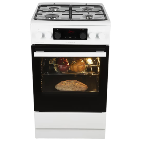Плита Hansa FCMW59329 Белый Тип плиты: Газовая, 65 л, Тип духовки: Электрическая photo 3