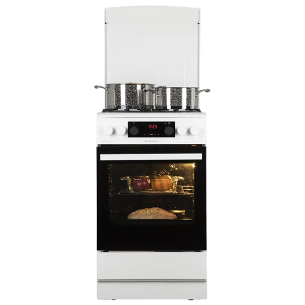 Плита Hansa FCMW59329 Белый Тип плиты: Газовая, 65 л, Тип духовки: Электрическая photo 4