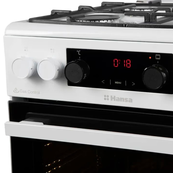 Плита Hansa FCMW59329 Белый Тип плиты: Газовая, 65 л, Тип духовки: Электрическая photo 12