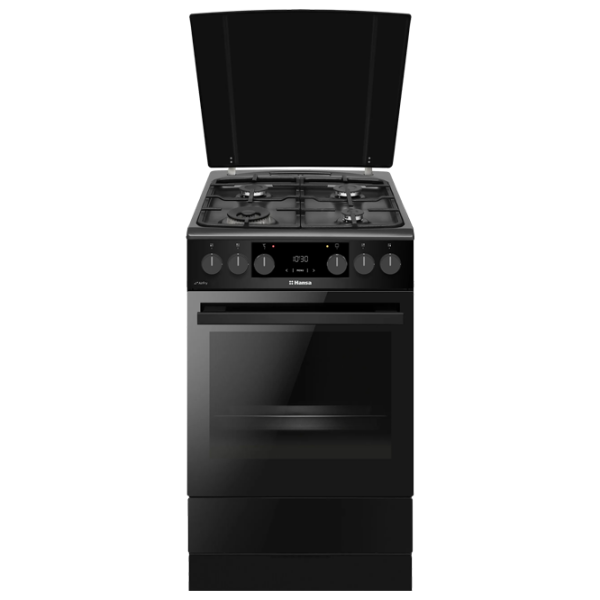 Aragaz Hansa FCMM693291 Black Tipul plitei: Pe gaz, 77 l, Tipul cuptorului: Electric photo 1