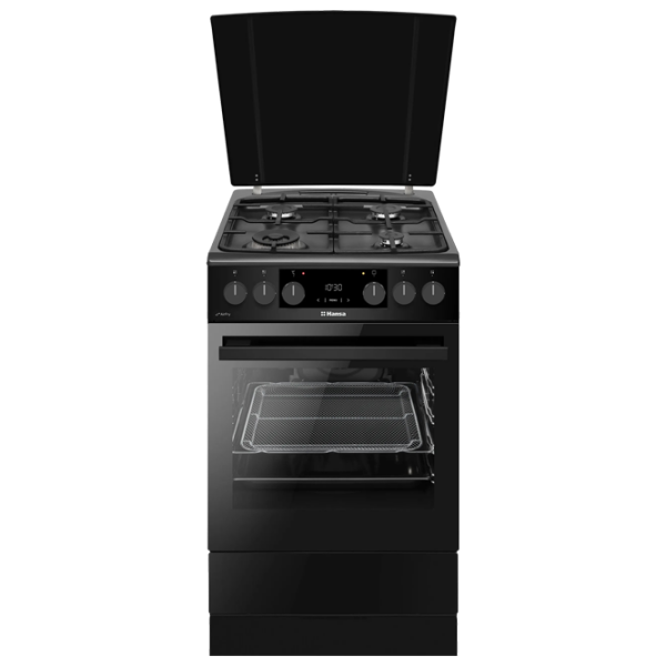 Aragaz Hansa FCMM693291 Black Tipul plitei: Pe gaz, 77 l, Tipul cuptorului: Electric photo 2