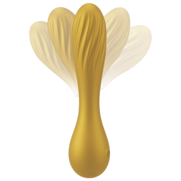 Вибратор Sweet Smile Flexible Swirl Золото  photo 4
