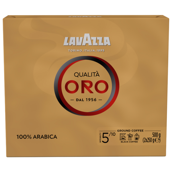 Набор кофе LAVAZZA Qualita Oro 500 г Молотый photo 1